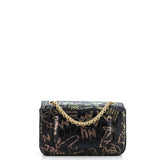 Reissue 2.55 Flap Bag Graffiti Crocodile Embossed Calfskin Mini