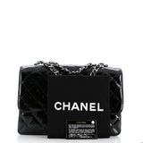 Vintage Classic Single Flap Bag Quilted Patent Jumbo
