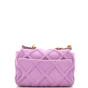 19 Flap Bag Quilted Jersey Medium