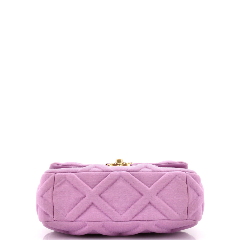 19 Flap Bag Quilted Jersey Medium