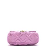 19 Flap Bag Quilted Jersey Medium