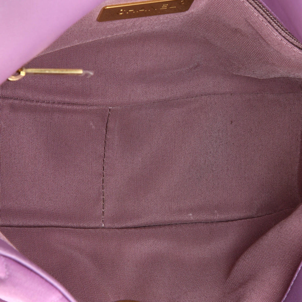 19 Flap Bag Quilted Jersey Medium