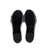Women's CC Slide Sandals Quilted Lambskin