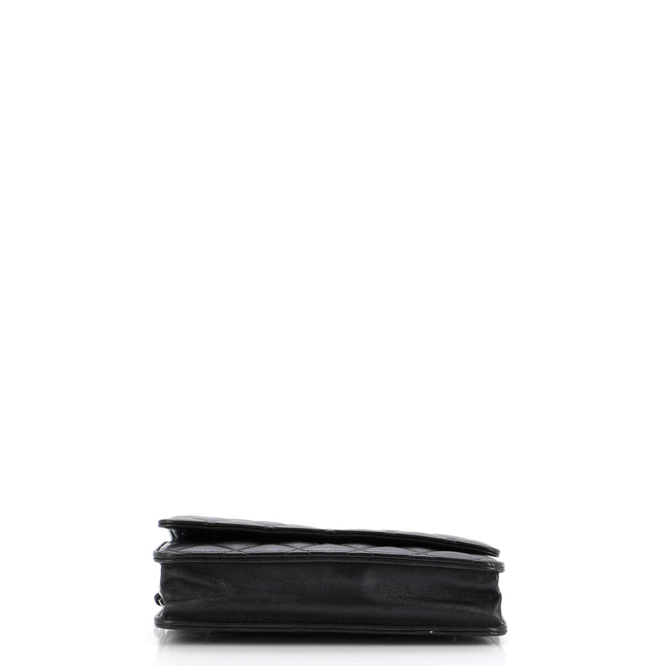 Wallet on Chain Quilted Lambskin