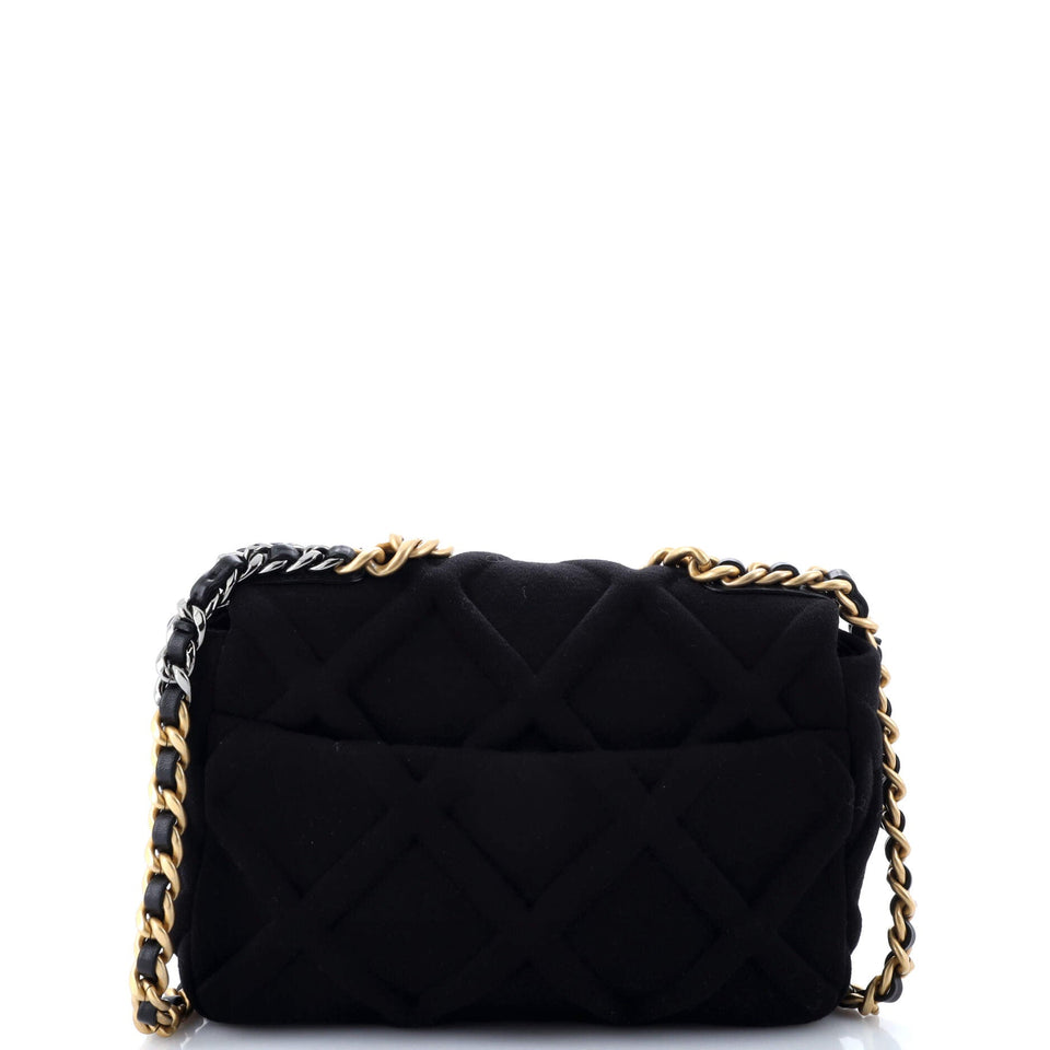 19 Flap Bag Quilted Jersey Medium