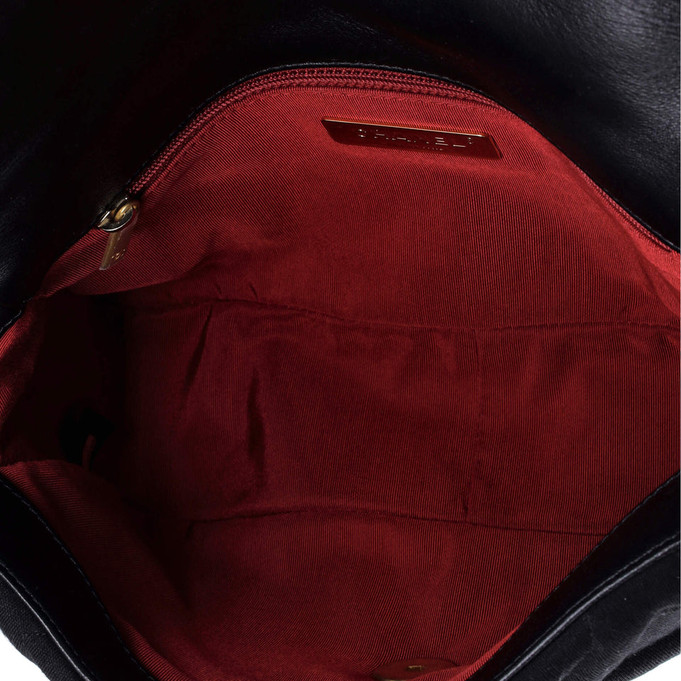 19 Flap Bag Quilted Jersey Medium
