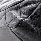 Grand Shopping Tote Quilted Caviar
