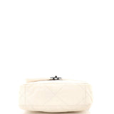 19 Flap Bag Quilted Glossy Calfskin Medium