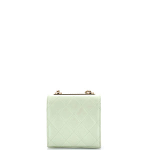 Trendy CC Clutch with Chain Quilted Lambskin Small