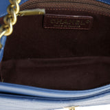 Front Chain Flap Bag Quilted Sheepskin Medium
