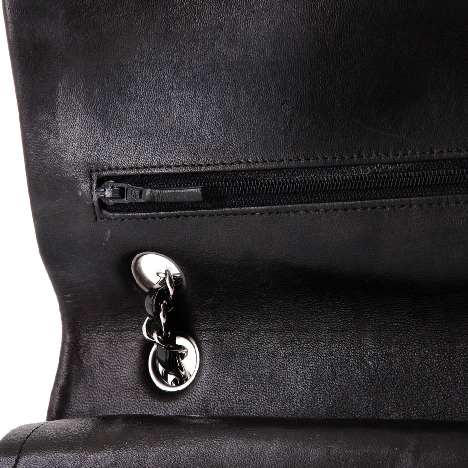 Classic Double Flap Bag Quilted Patent Medium