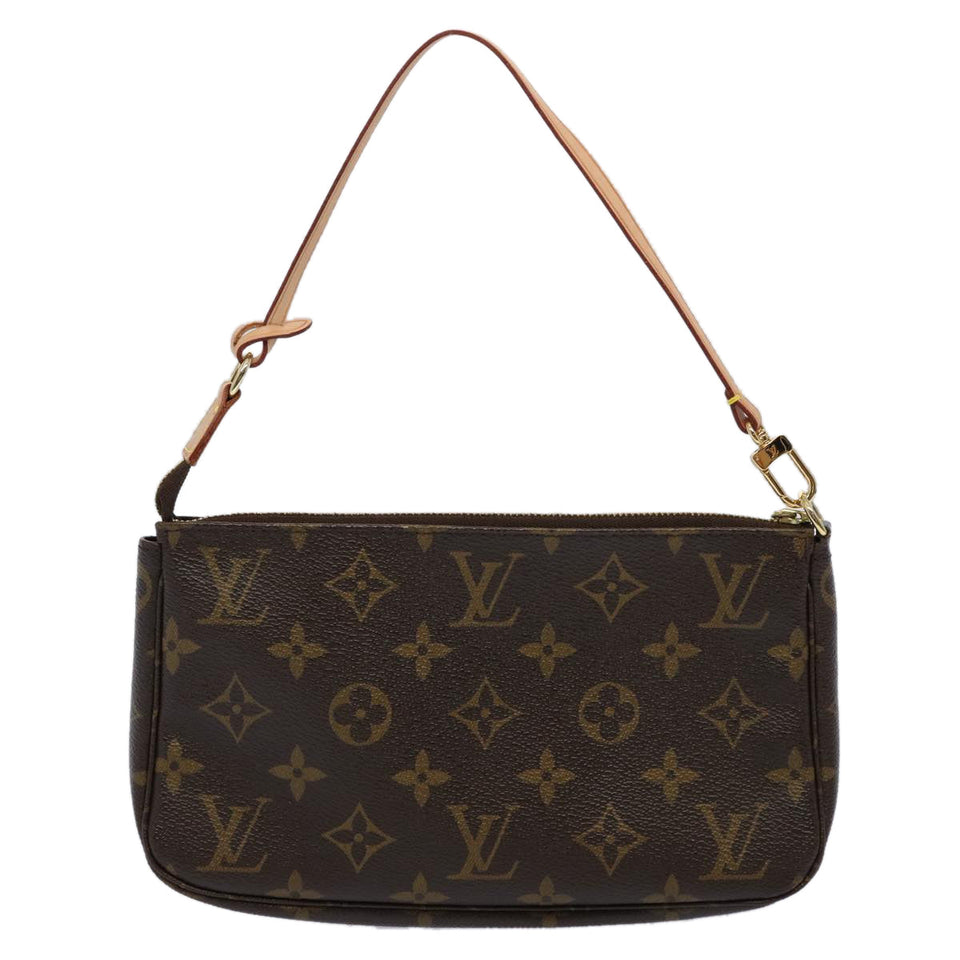 Louis Vuitton Pochette Accessoire  Canvas Clutch Bag