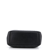 Grand Shopping Tote Quilted Caviar