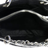 Grand Shopping Tote Quilted Caviar