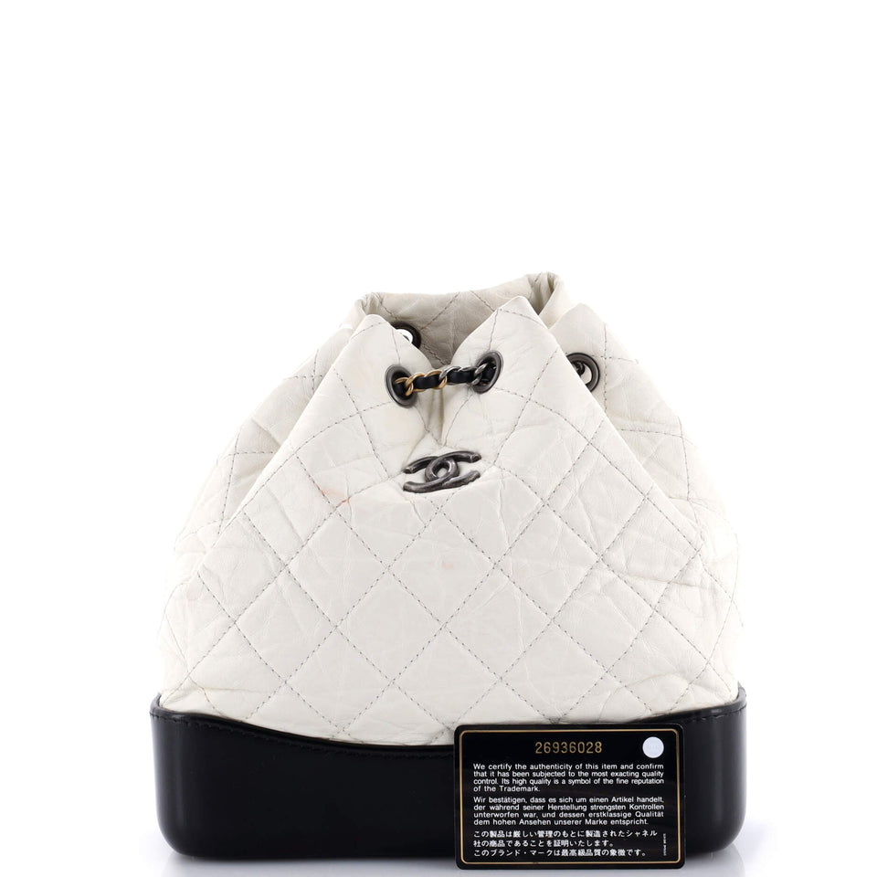 Gabrielle Backpack Quilted Calfskin Small