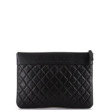 Mademoiselle Vintage O Case Clutch Quilted Sheepskin Medium