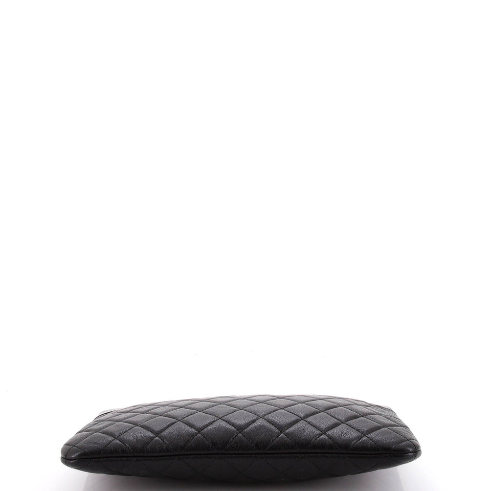 Mademoiselle Vintage O Case Clutch Quilted Sheepskin Medium