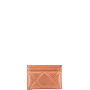 19 Card Holder Quilted Leather
