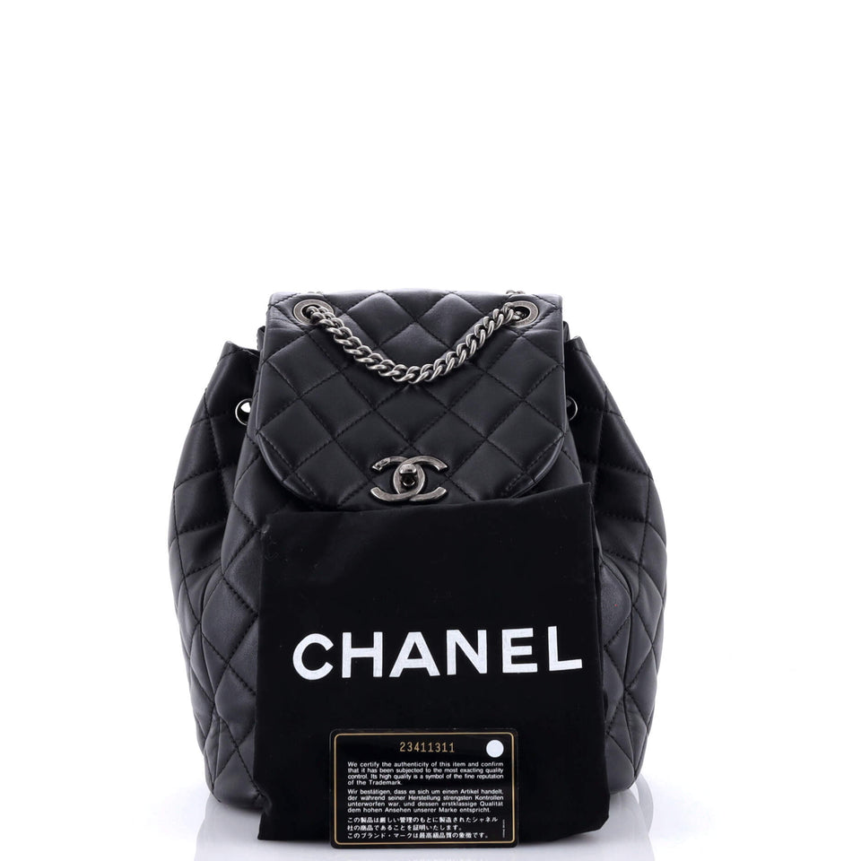 Daily Supple Backpack Quilted Lambskin Small