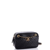 Chain Infinity Camera Bag Quilted Lambskin