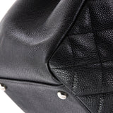 Grand Shopping Tote Quilted Caviar XL
