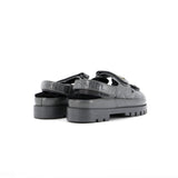 Women's Velcro Dad Sandals Leather and Shearling