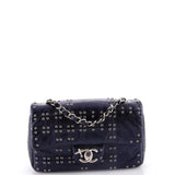 Airlines Classic Single Flap Bag Grommet Studded Calfskin Mini