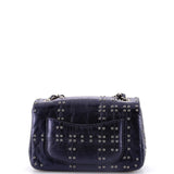 Airlines Classic Single Flap Bag Grommet Studded Calfskin Mini