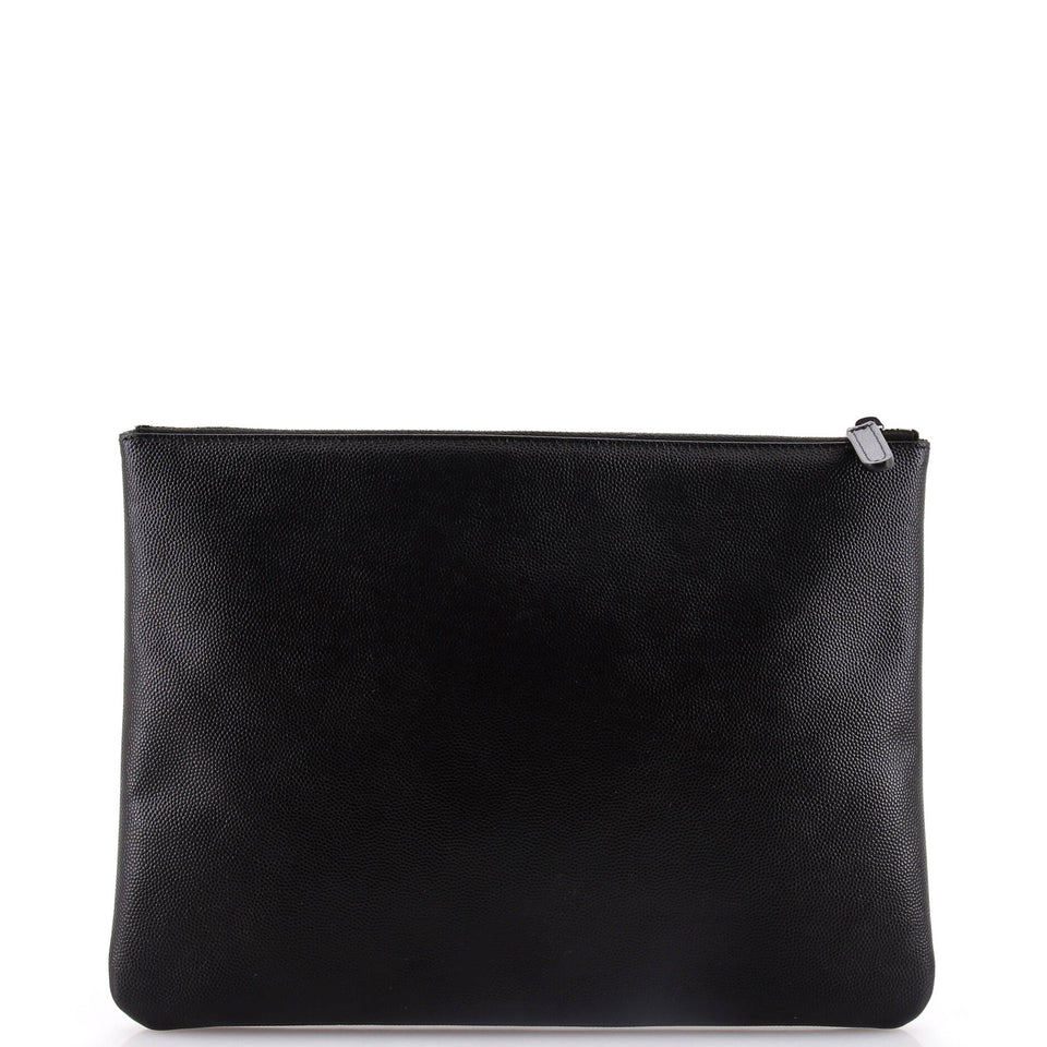 Deauville Pouch Studded Caviar Medium