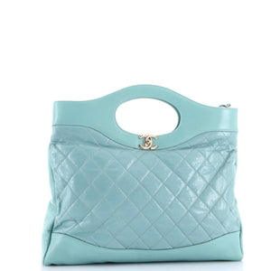 31 Shopping Bag Quilted Calfskin Large