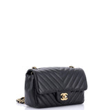 Classic Single Flap Bag Chevron Lambskin Mini