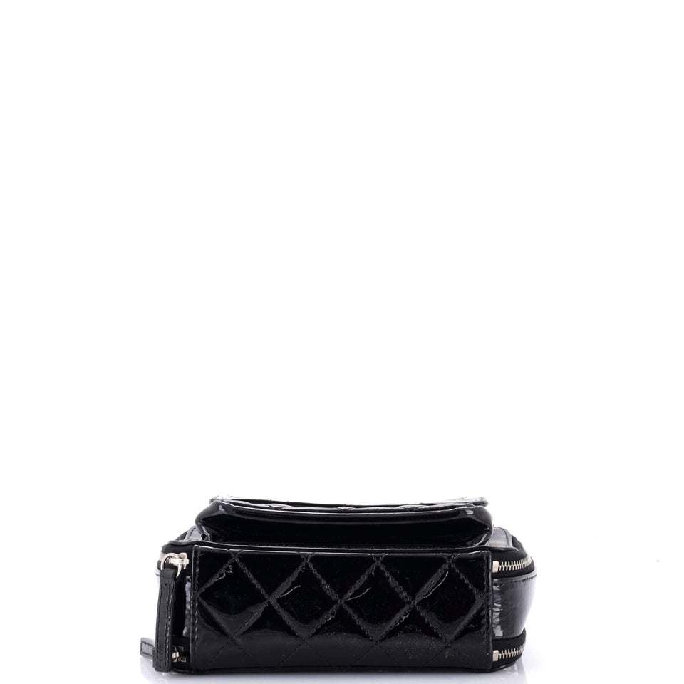 Pocket Box Camera Case Quilted Patent Mini