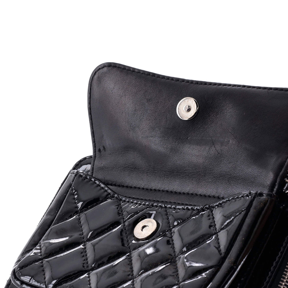 Pocket Box Camera Case Quilted Patent Mini
