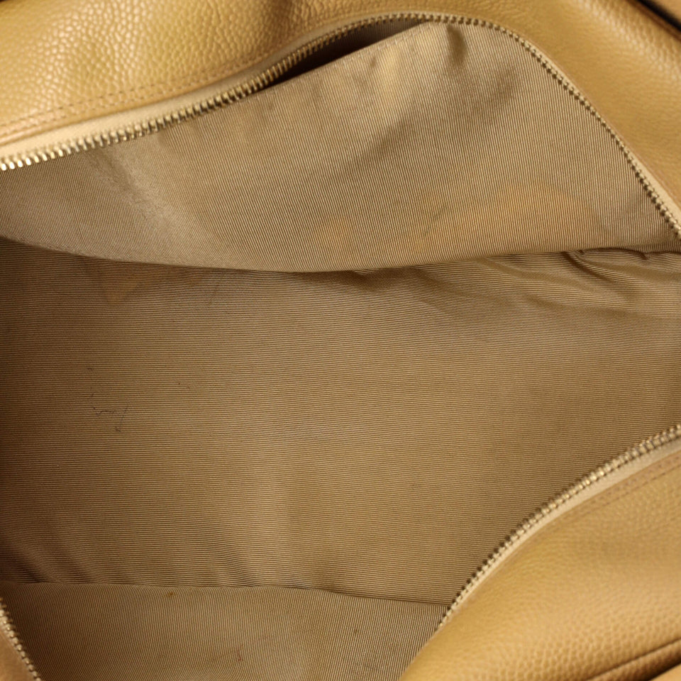 Grand Timeless Shopping Tote Quilted Caviar