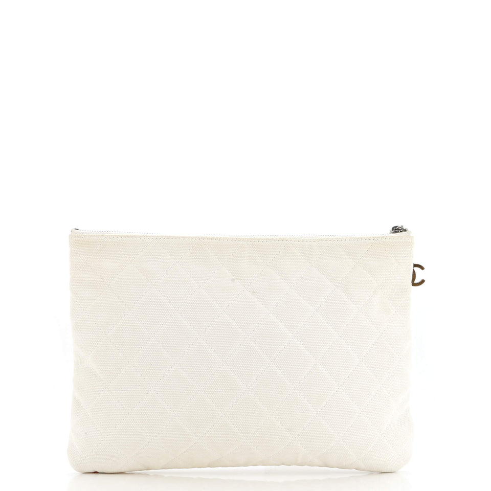 Coco Cuba Pouch Printed Quilted Canvas Medium