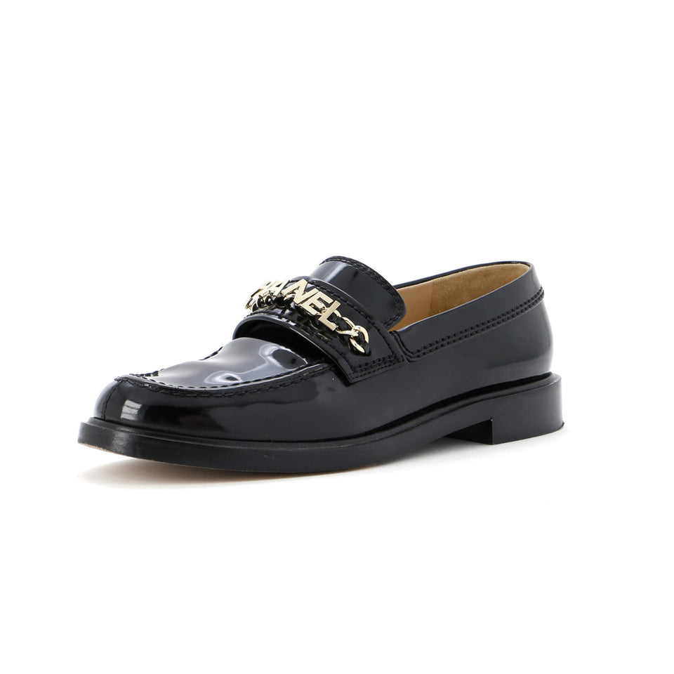 Women's Logo Loafers Shiny Calfskin