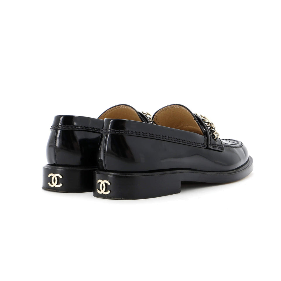 Women's Logo Loafers Shiny Calfskin