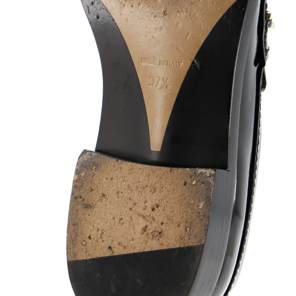 Women's Logo Loafers Shiny Calfskin