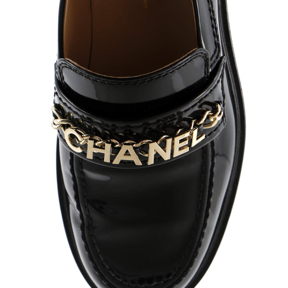Women's Logo Loafers Shiny Calfskin