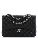 Classic Double Flap Bag Quilted Lambskin Jumbo