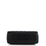 Vintage Classic Top Handle Flap Bag Quilted Caviar Jumbo
