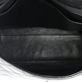 Vintage Classic Top Handle Flap Bag Quilted Caviar Jumbo