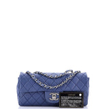 Classic Single Flap Bag Quilted Caviar East West