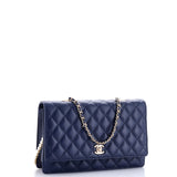 Fantasy Pearls Flap Bag Quilted Lambskin Large