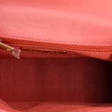 Chain Infinity Top Handle Bag Quilted Lambskin Mini