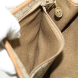 CHRISTIAN DIOR Honeycomb Canvas Hand Bag Beige  31593