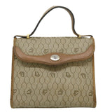 CHRISTIAN DIOR Honeycomb Canvas Hand Bag Beige  31593