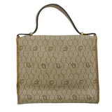 CHRISTIAN DIOR Honeycomb Canvas Hand Bag Beige  31593