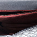 Coco Top Handle Bag Quilted Caviar Medium