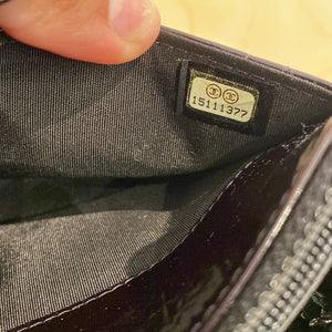 Brilliant Wallet on Chain Quilted Patent